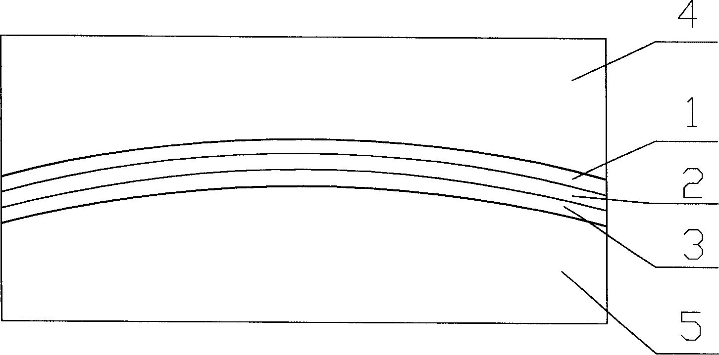 Manufacturing method of double-layer bamboo surface window shutter