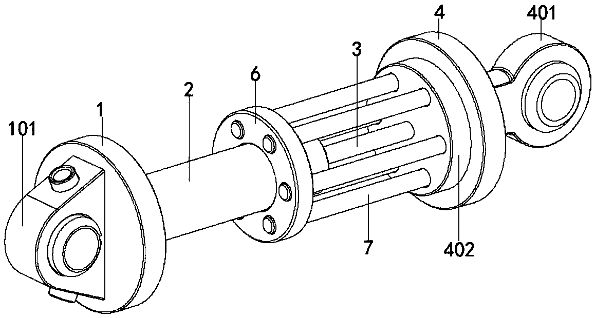 Improved anti-breaking shock absorber