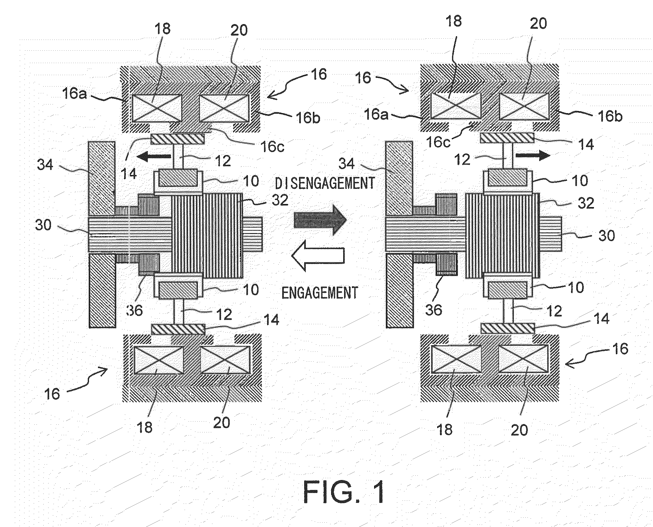 Dog clutch actuator