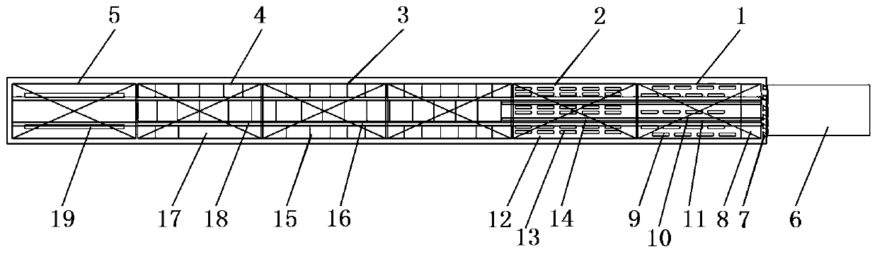 Ground conveying system for sectional production line of luxury cruise ship production workshop