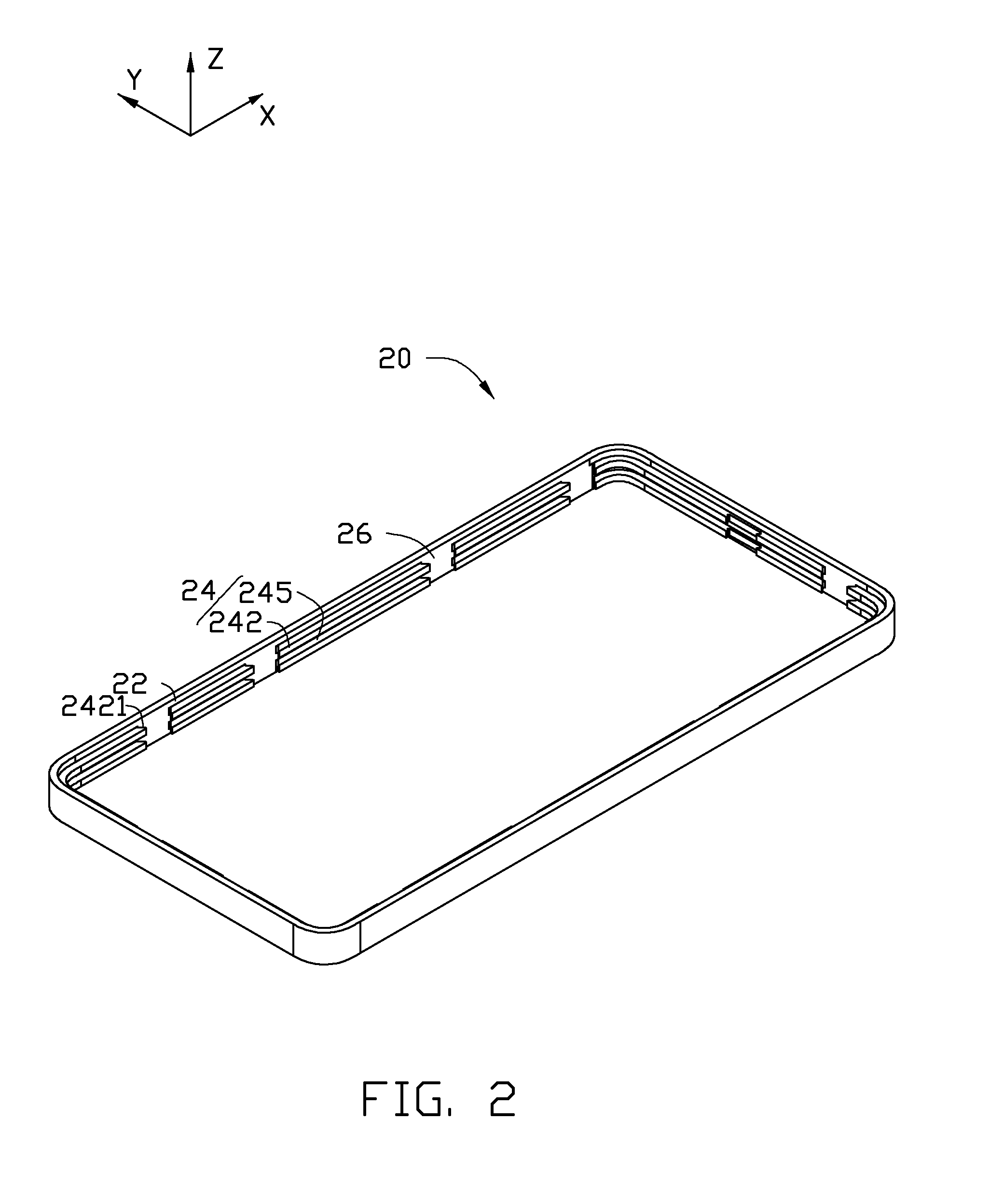Metallic housing of electronic device and manufacturing method thereof