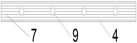 Electric power wiring groove