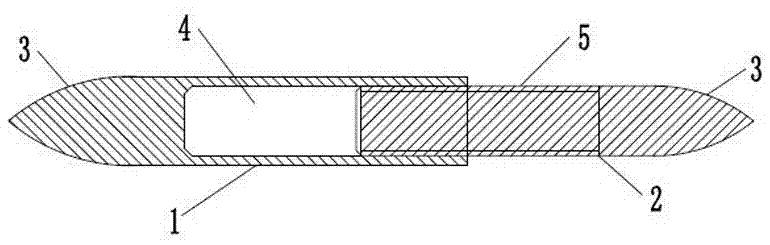 Device for shin bone fractured end force line correction