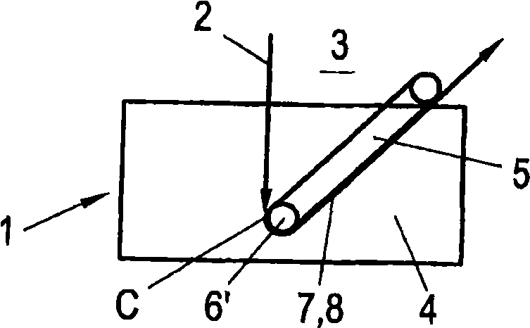 Process for the production of a cellulosic fiber from a solution of cellulose in a tertiary amine-oxide and device for carrying out said process