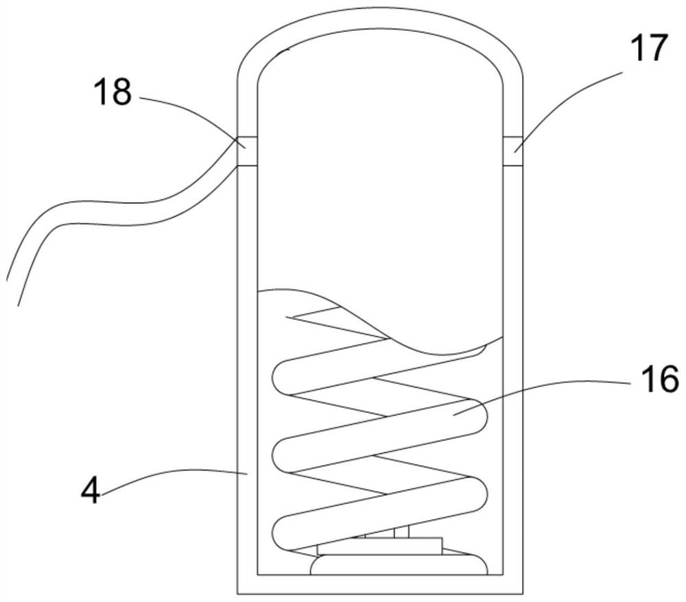 A vehicle-mounted flowerpot with automatic soil turning function