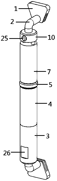 Size measuring device for clothes production