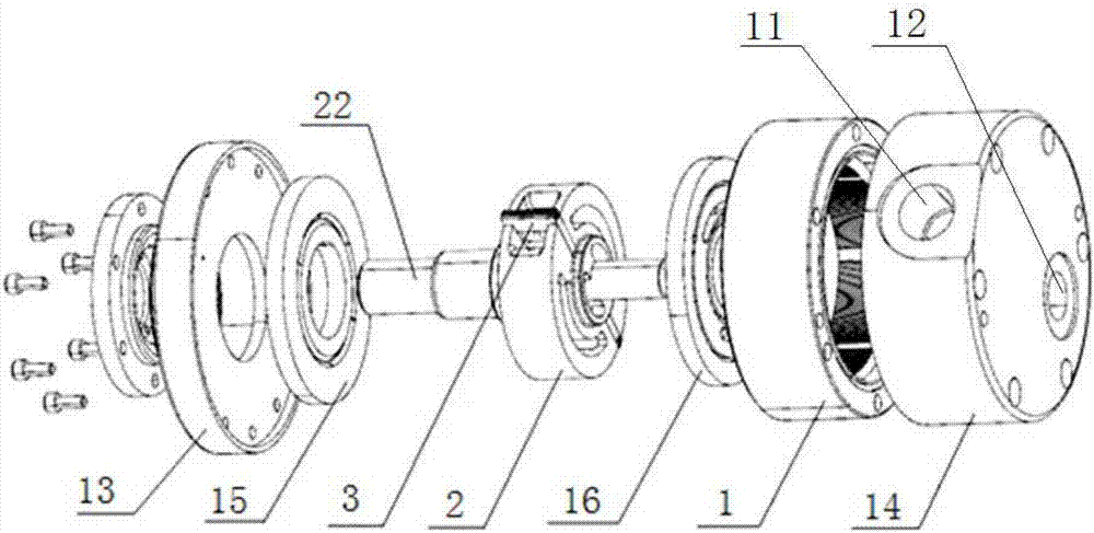 Linear flow low noise liquid pump