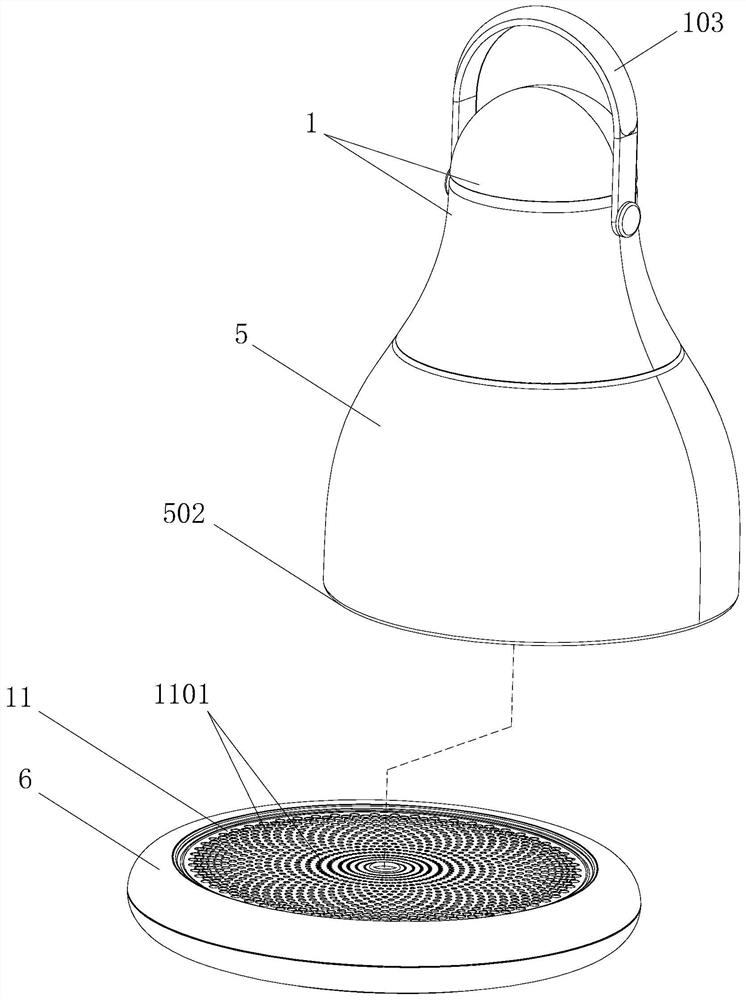 Air frying food processor