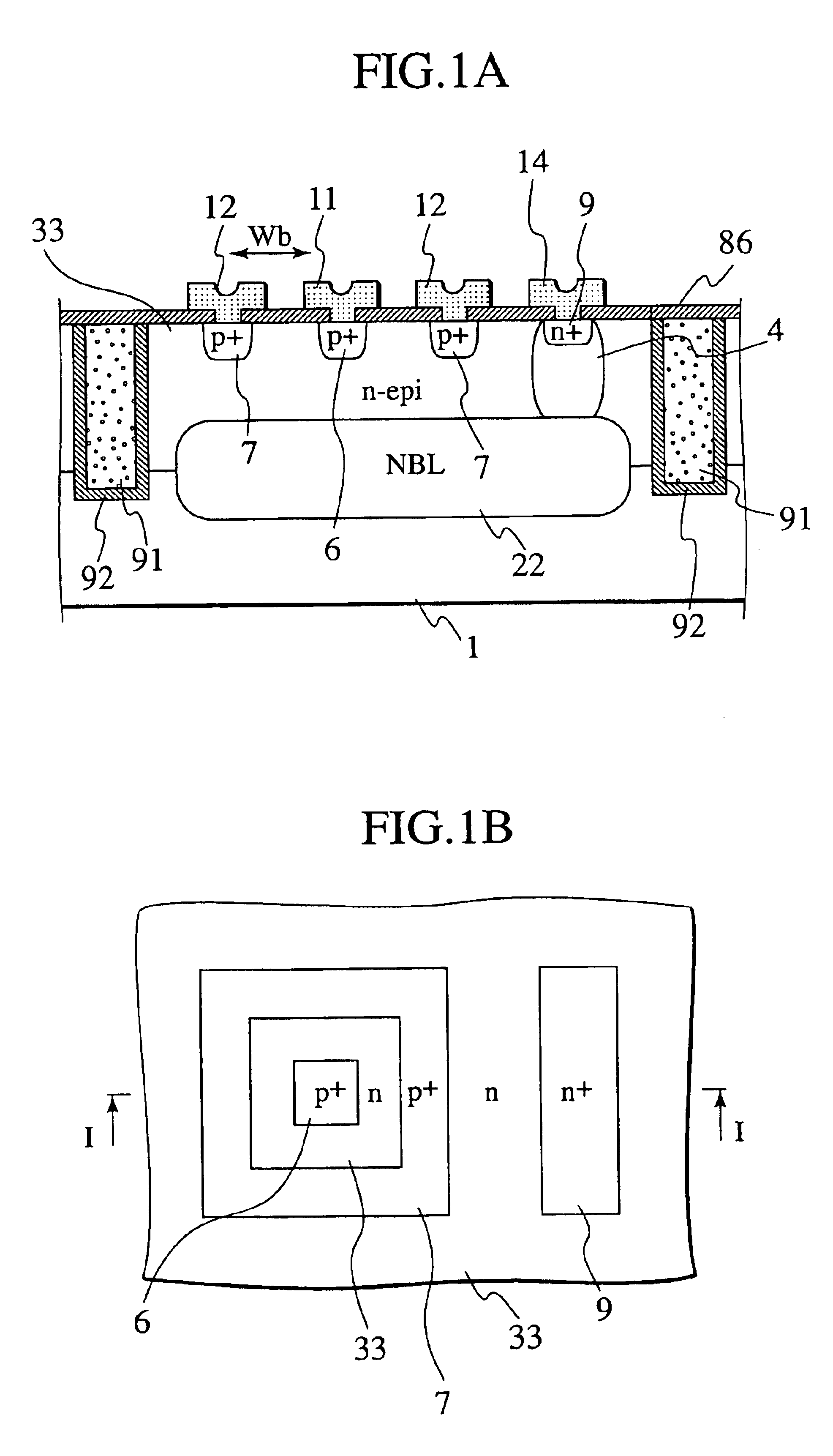 Lateral transistor having graded base region, semiconductor integrated circuit and fabrication method thereof