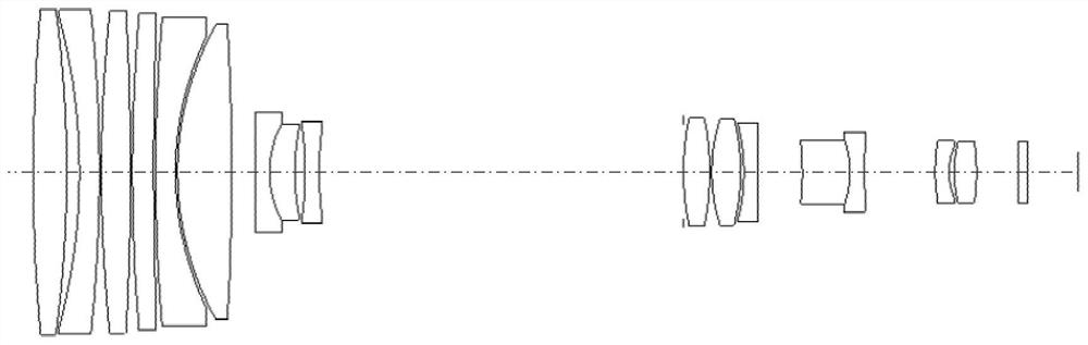 A continuous zoom optical system with heat dissipation and wide pressure adaptability