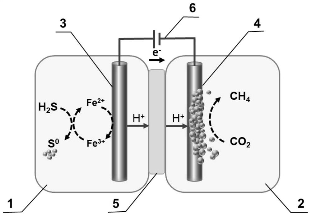 A kind of bioelectrochemical reaction device and gas purification method
