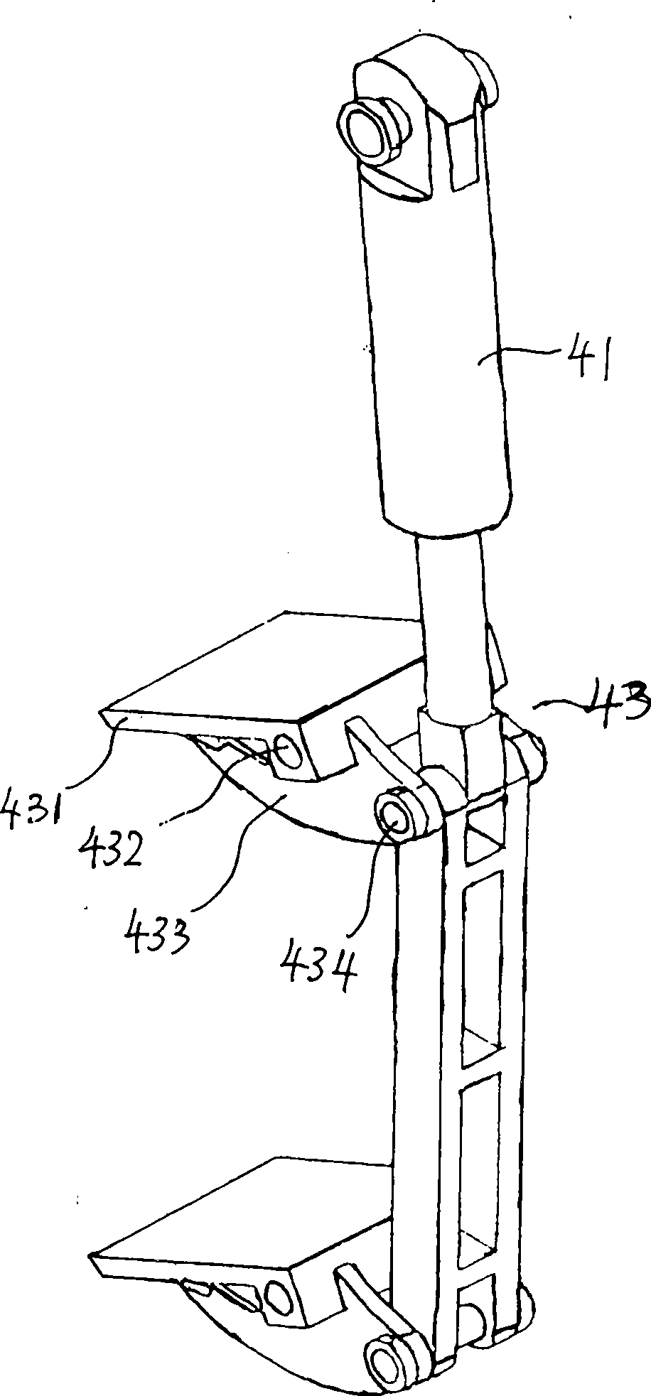 Hydraulic claw bucket of slotting machine