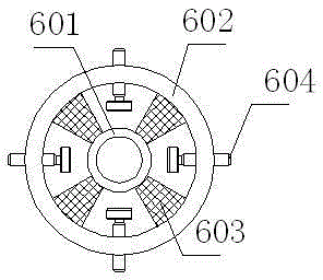Power generator rotor vertical maintenance auxiliary support device