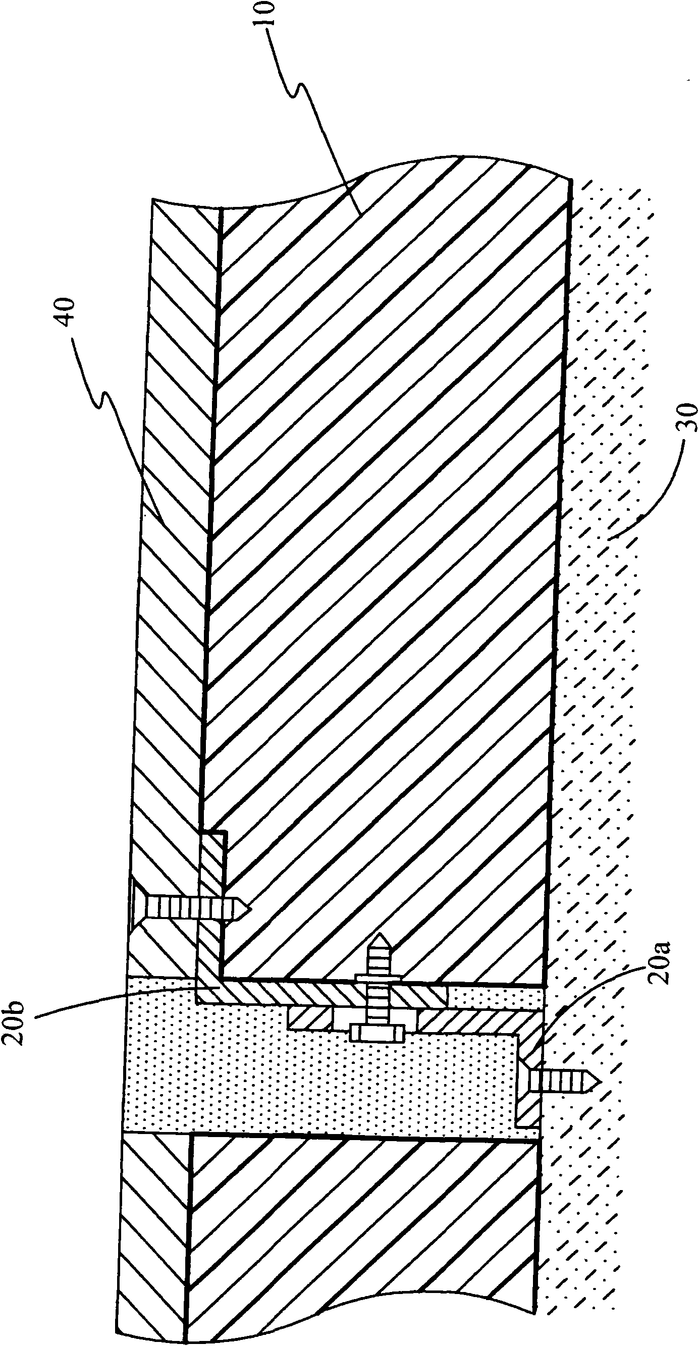 Wall heat preservation system