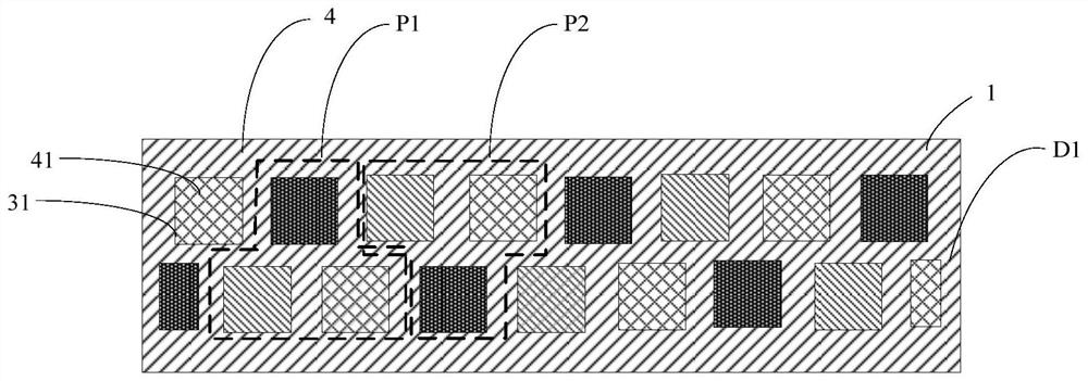 Display panel, display screen and display terminal