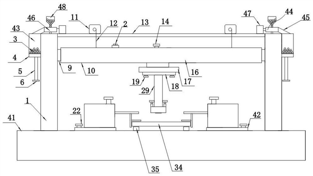 Compression resistance detection device for LED screen production based on 5G technology