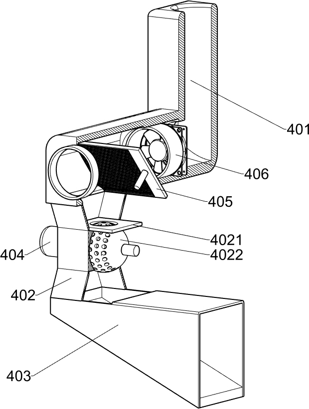 Screening device with multi-stage separation function for coal mine