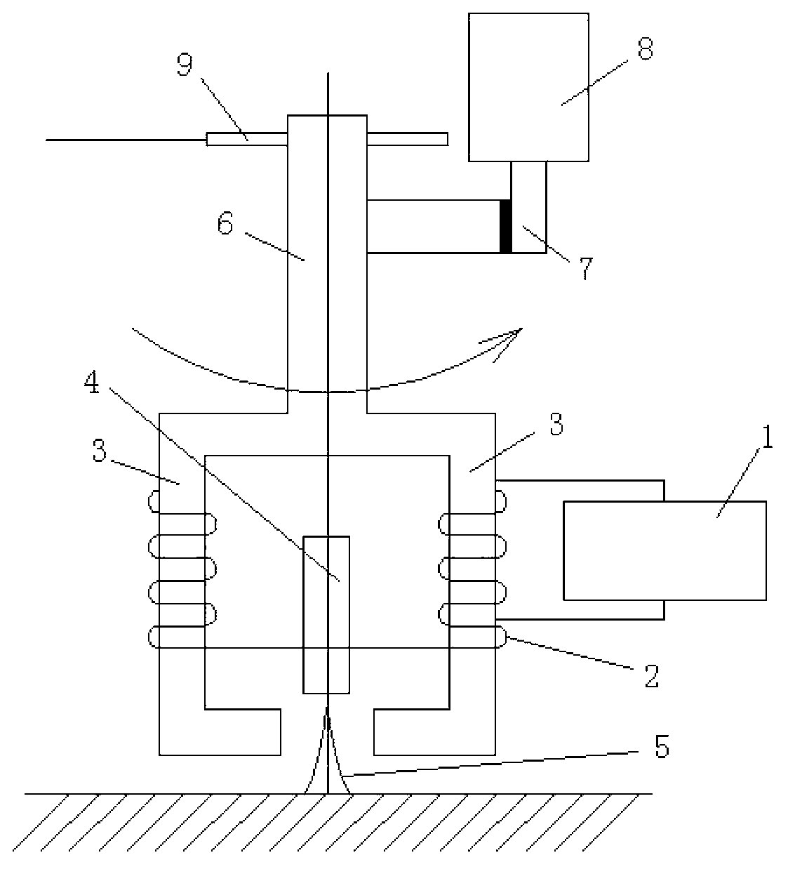 Magnetic control rotating arc sensing real-time weld joint tracking system and method