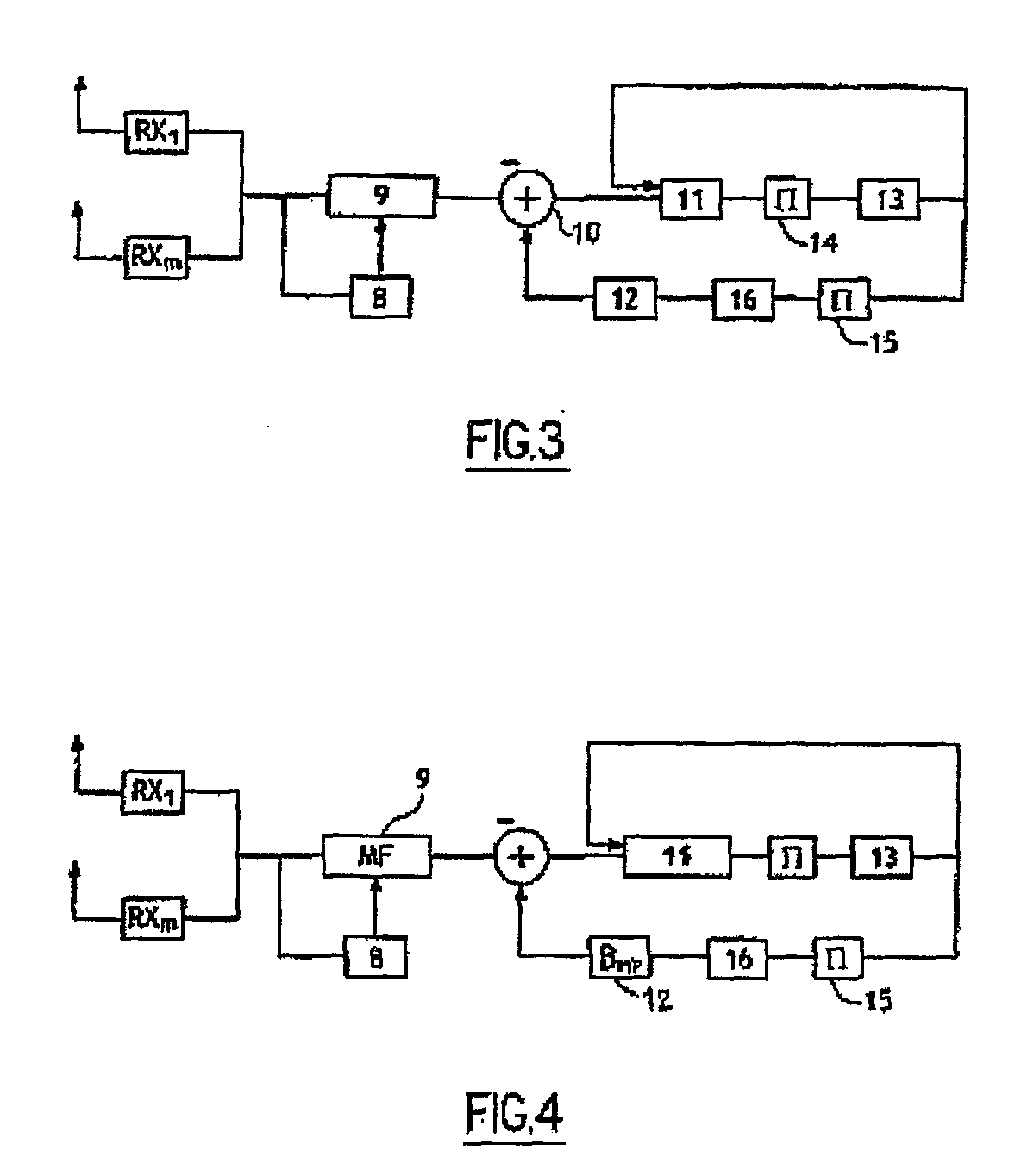 Iterative decoding and equalingzing method for hgih speed communications on multiple antenna channels during transmission and reception