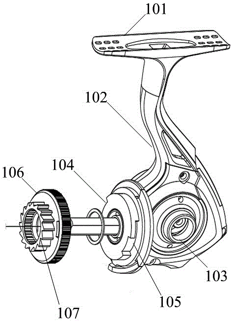 Fishing reel with alarming device
