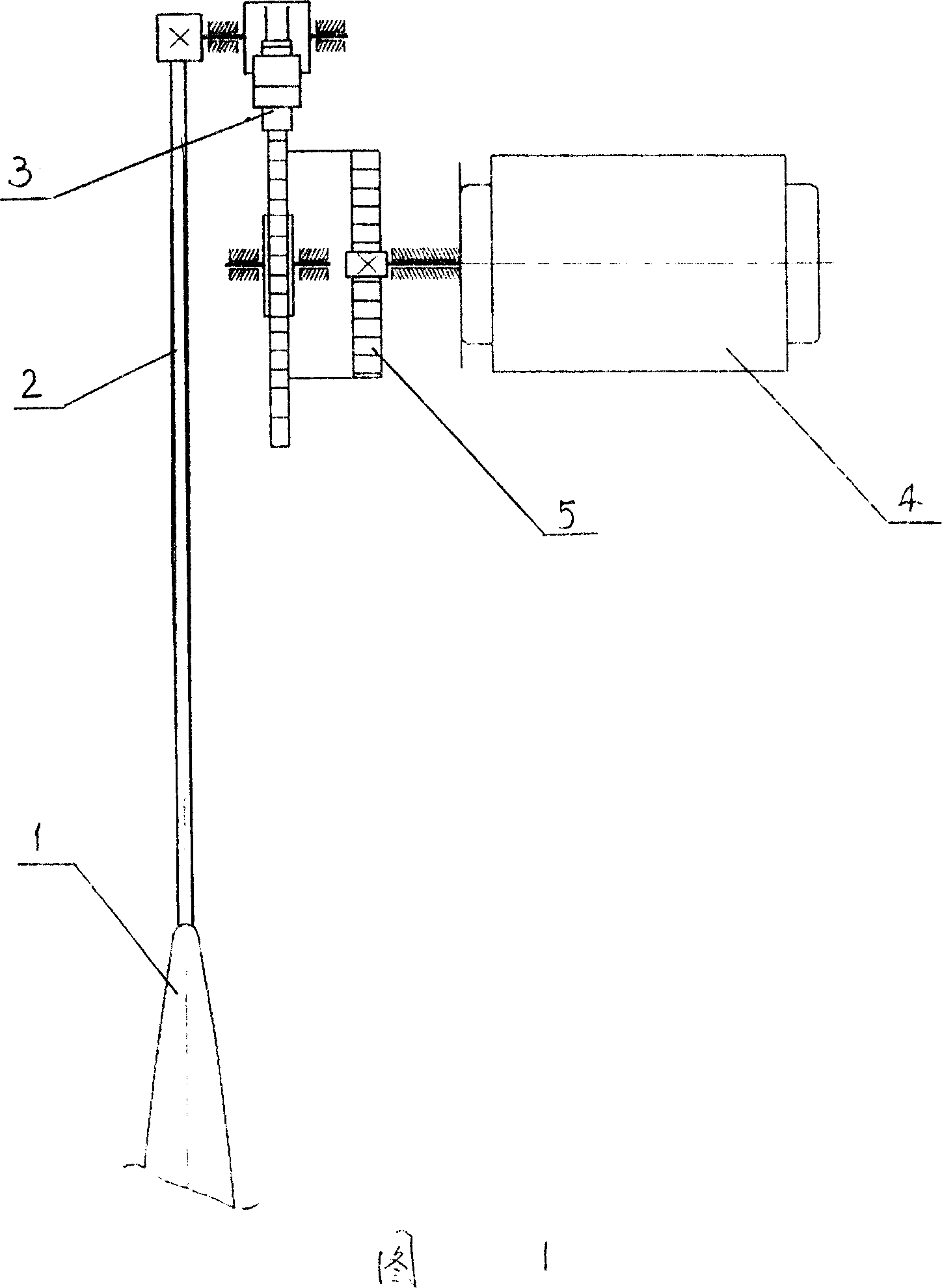 Novel clock pendulum driving device