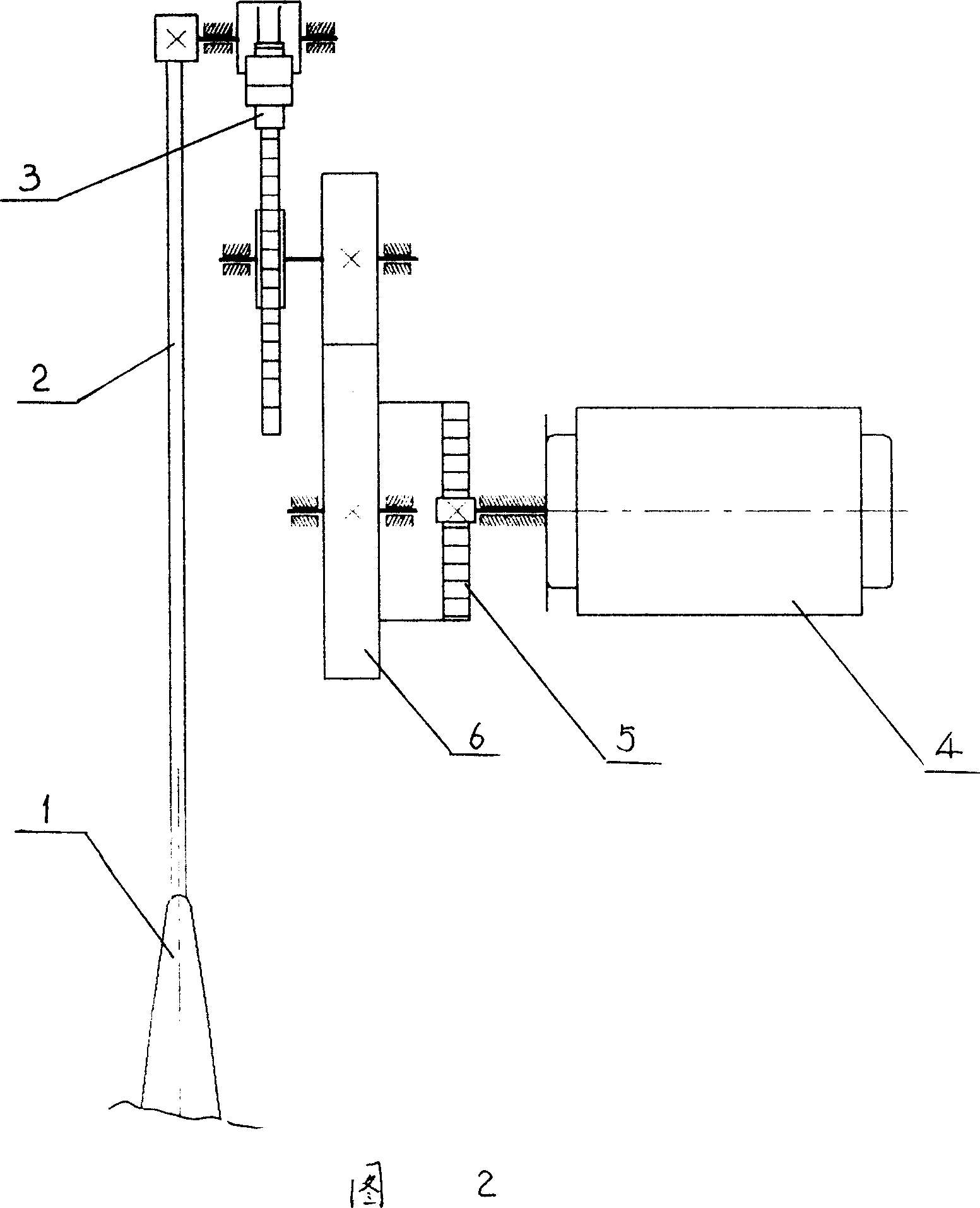 Novel clock pendulum driving device