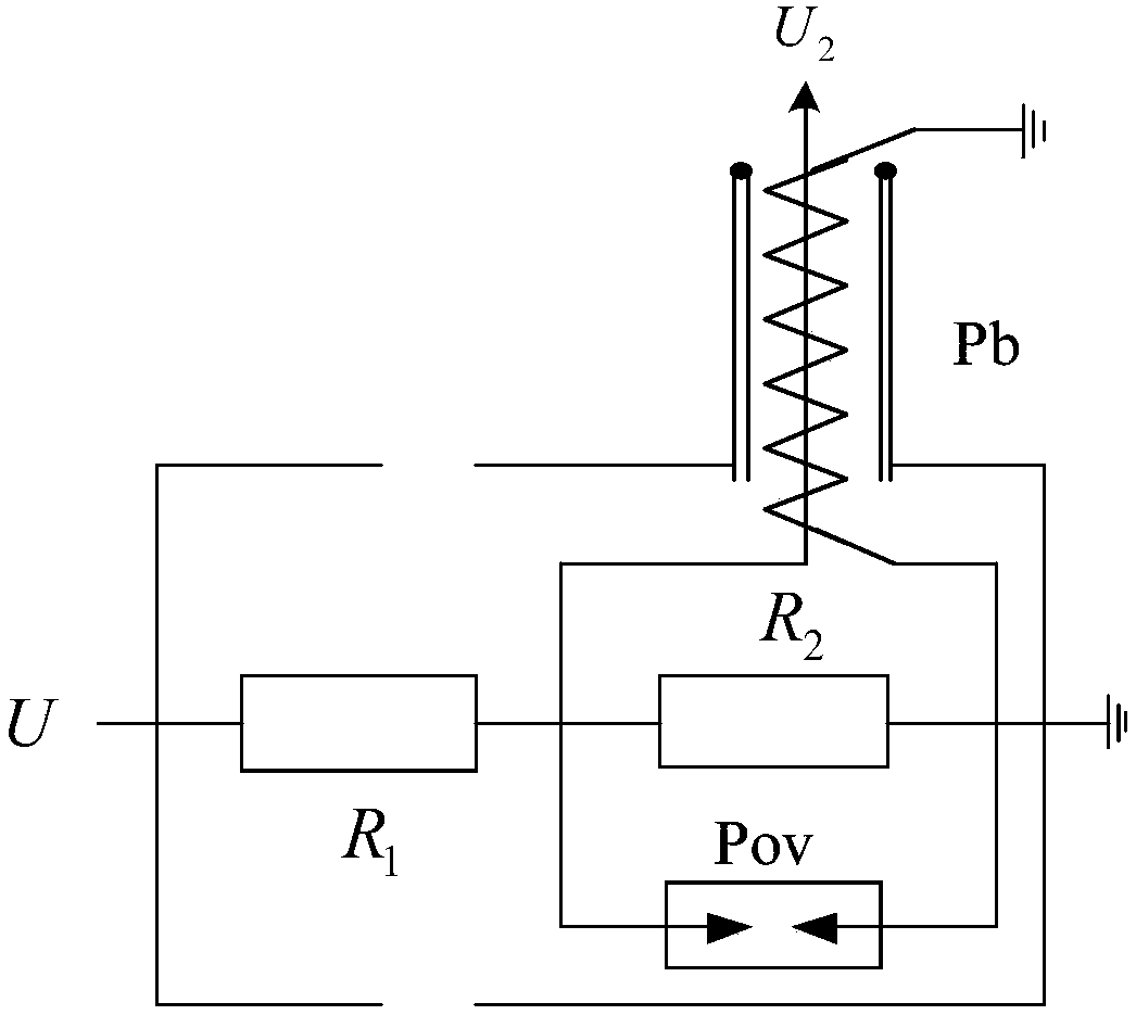 Power distribution network pole-mounted automatic switch adopting electronic sensor