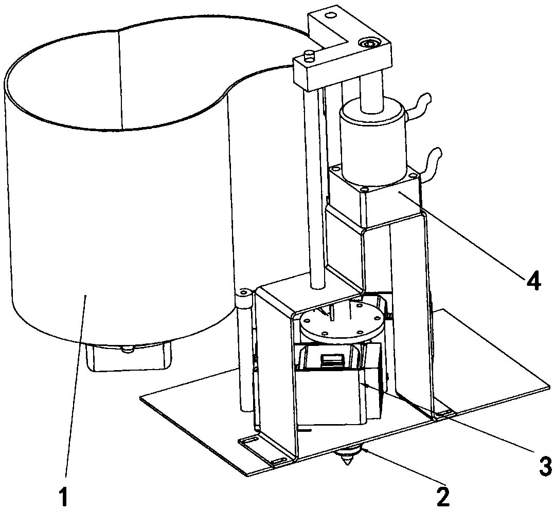 Metal 3D printing machine spraying head device