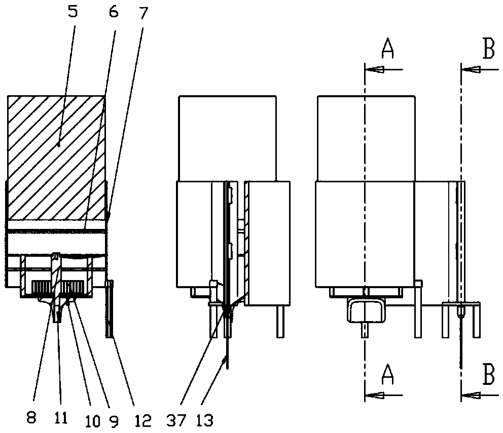 Metal 3D printing machine spraying head device