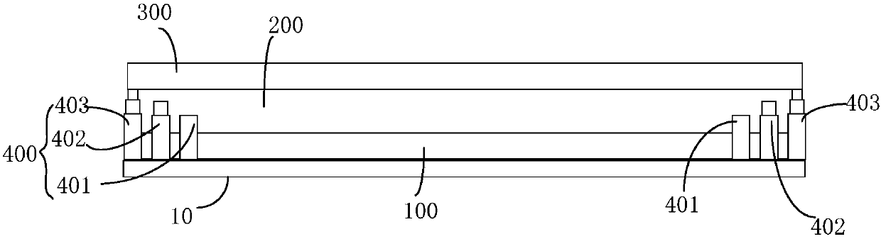 Thin film packaging structure, display device and packaging method