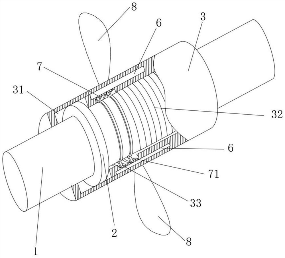 A bird anti-stop and repellent device for an iron tower