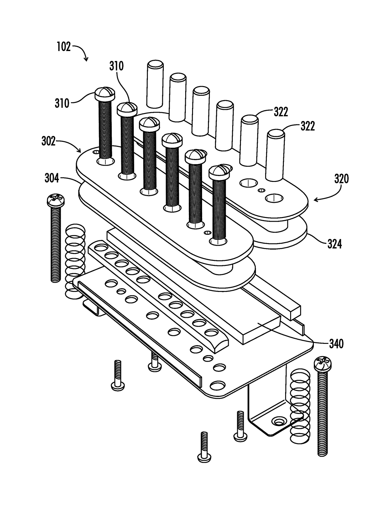 Magnetic resonance tuning device for stringed instruments