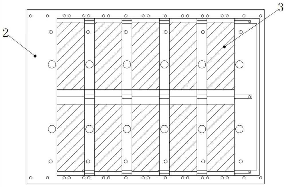 Heat setting heating plate for pulp molding production equipment