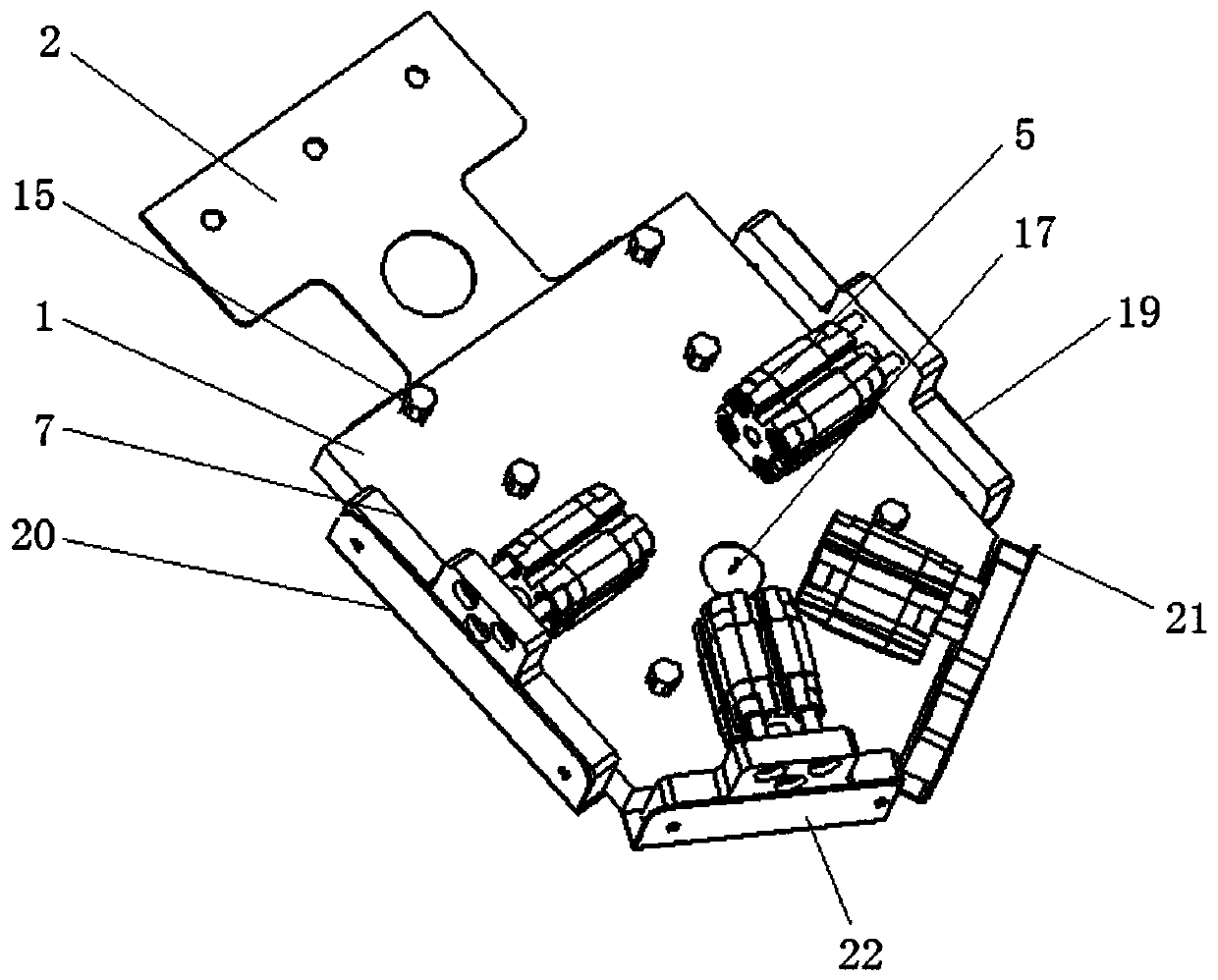 Automatic folding mold suitable for sewing of multiple types of pockets