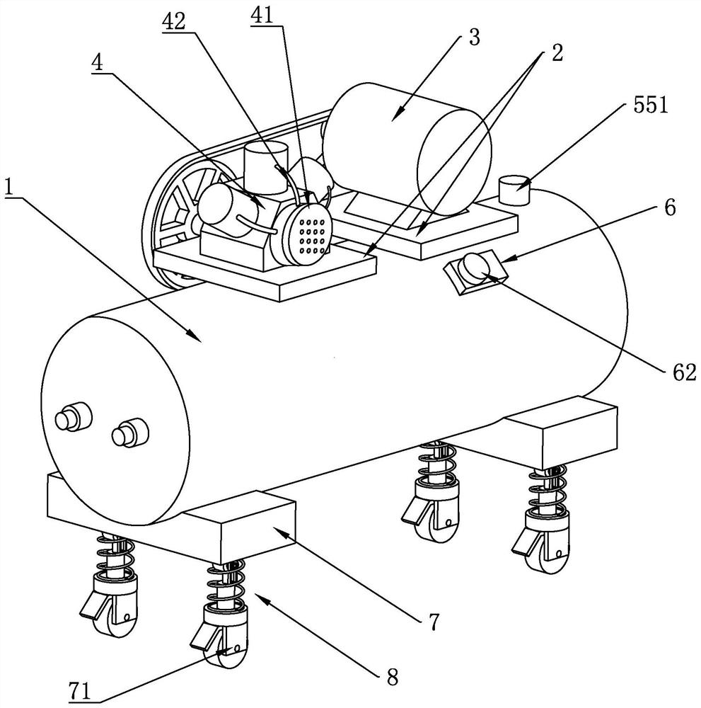 Efficient filtering air compressor and control method thereof