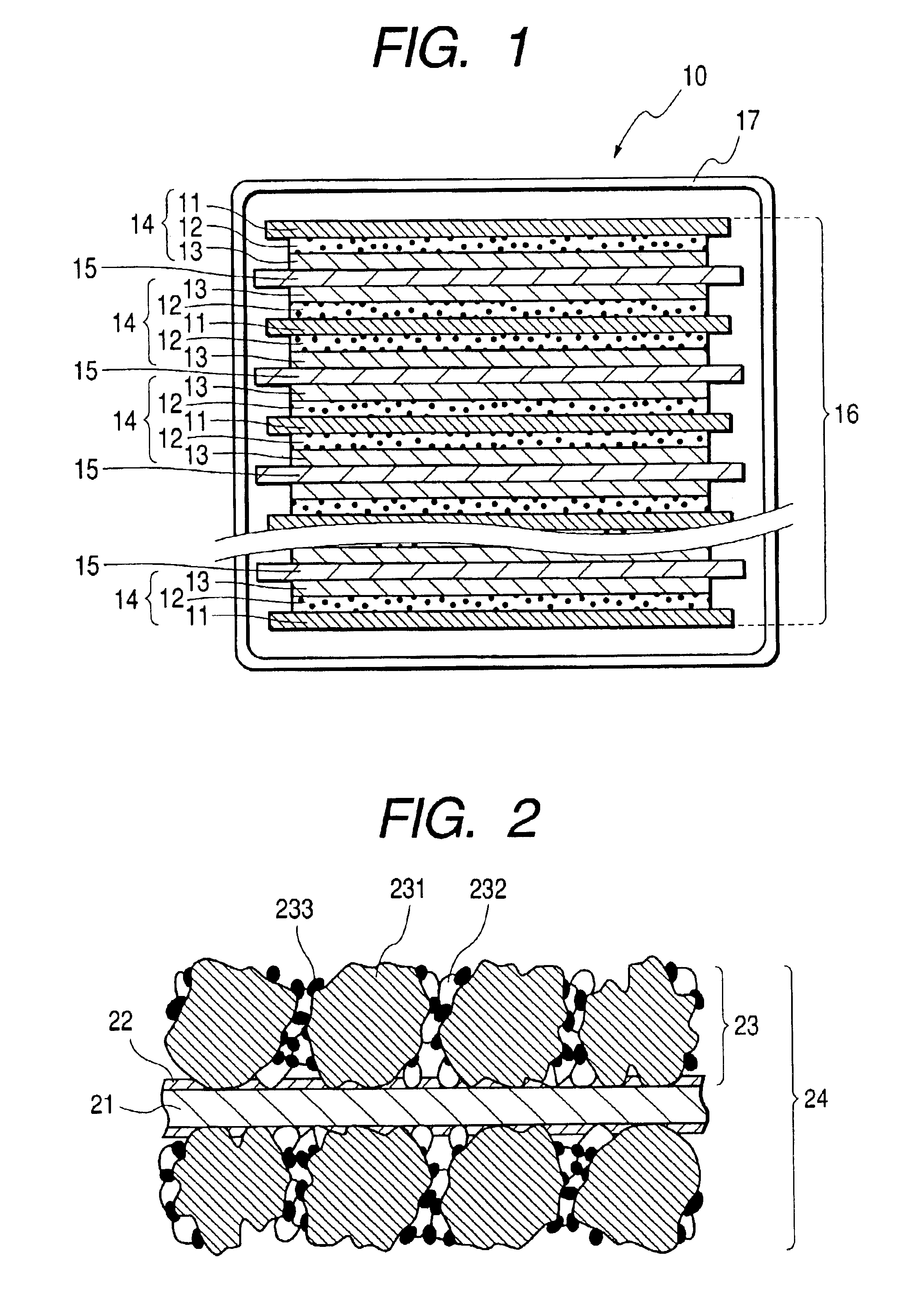 Electrochemical device and process for producing same