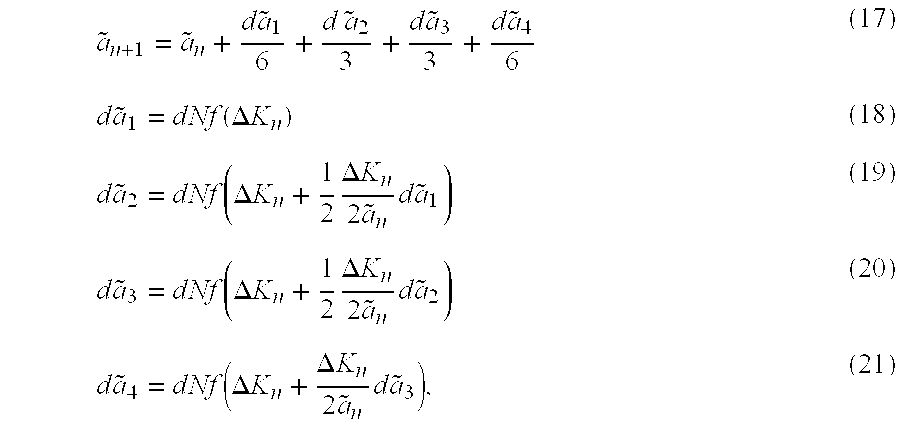 Method for estimating crack length progressions