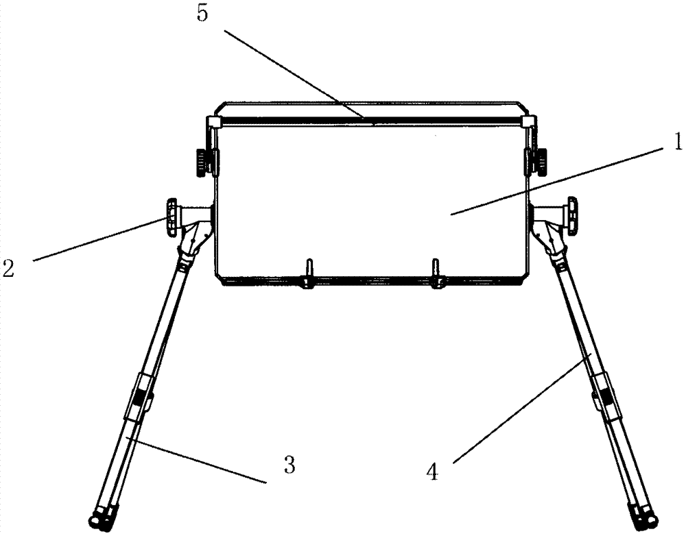 Notebook computer folding table