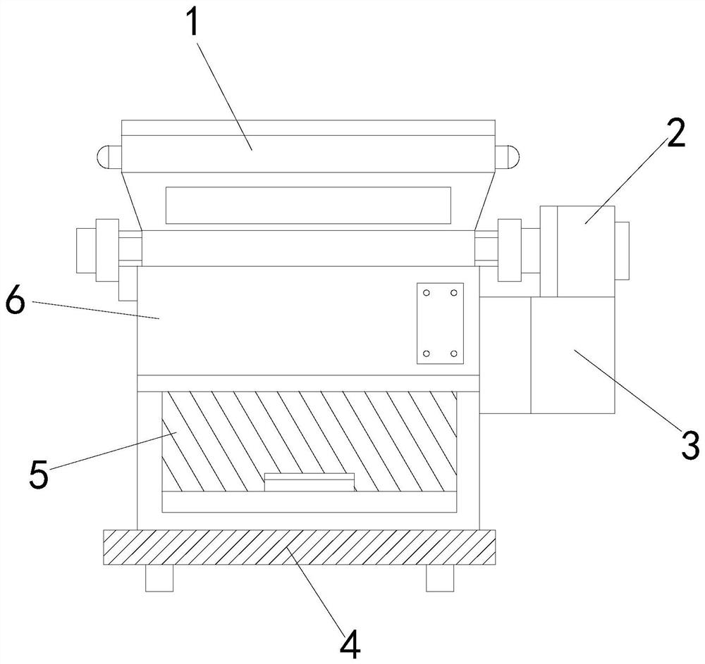 A chemical and pharmaceutical granulator with anti-blocking function