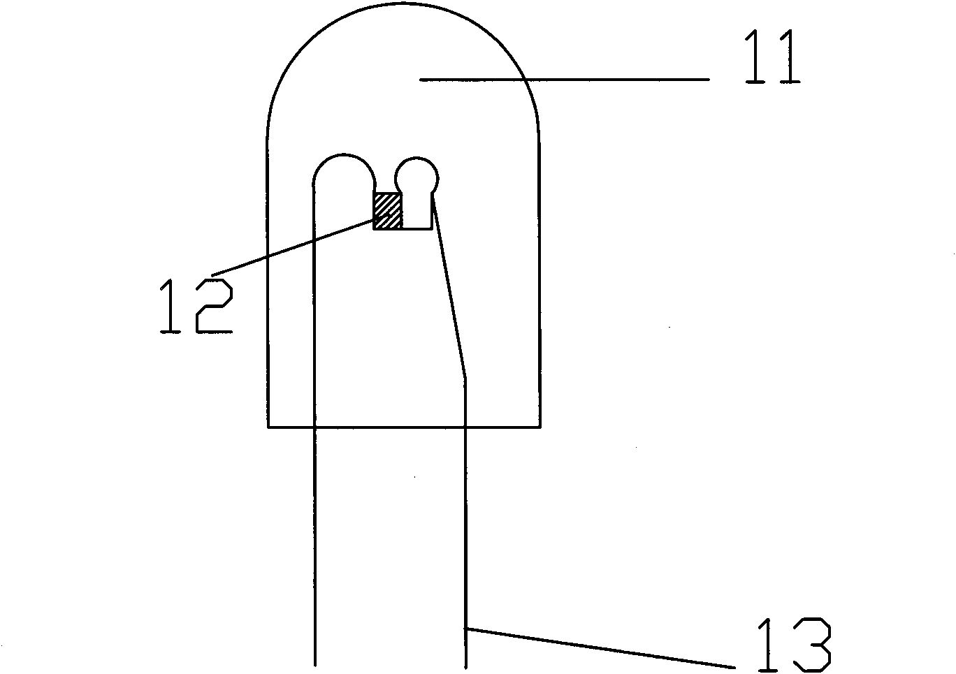 Packaging device of light-emitting diode and packaging method thereof