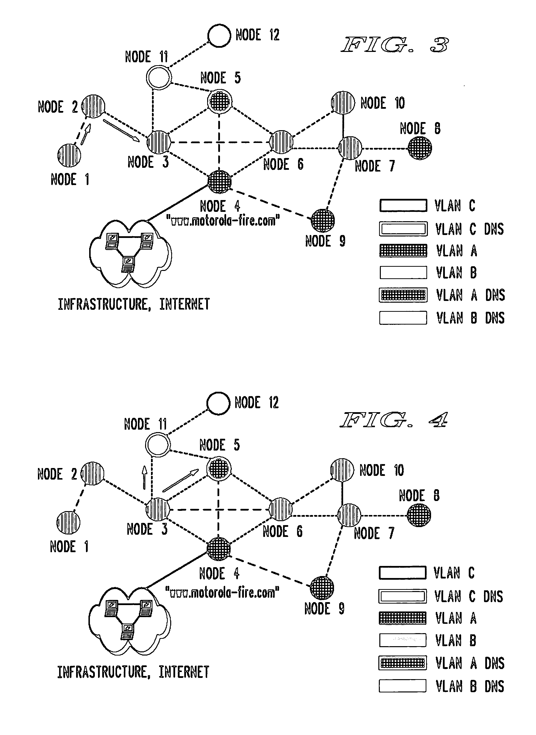 Method for domain name service (DNS) in a wireless ad hoc network