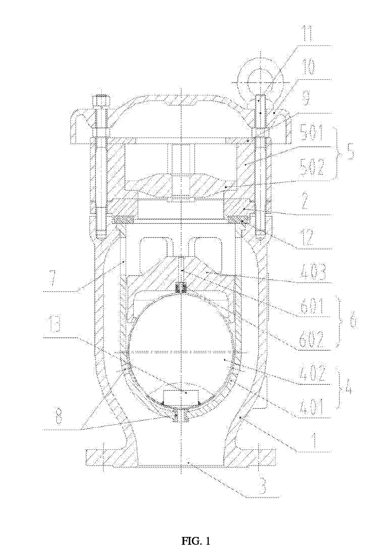 Water hammer-proof air valve and water hammer-proof exhaust method for in-use pipeline