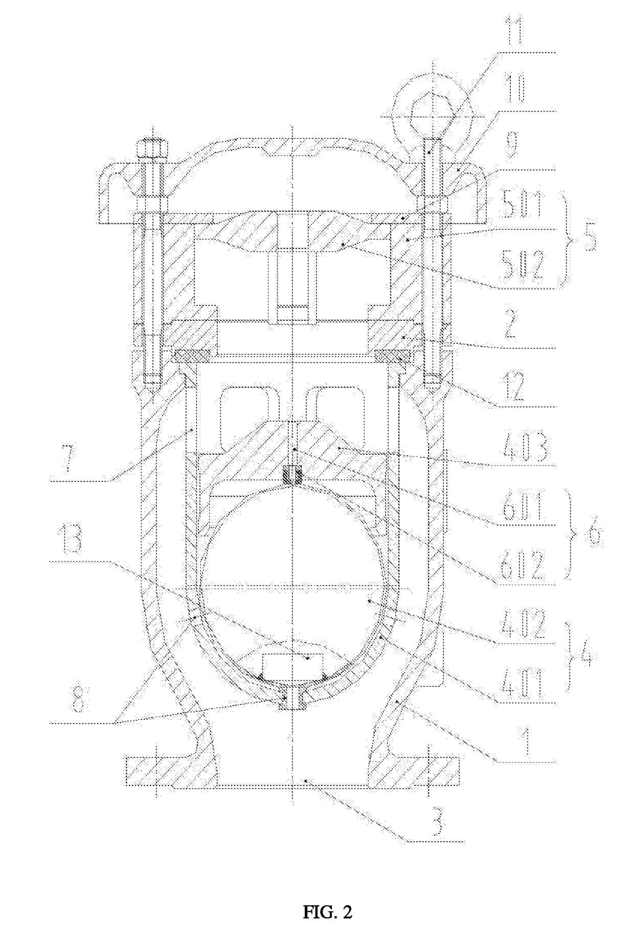 Water hammer-proof air valve and water hammer-proof exhaust method for in-use pipeline