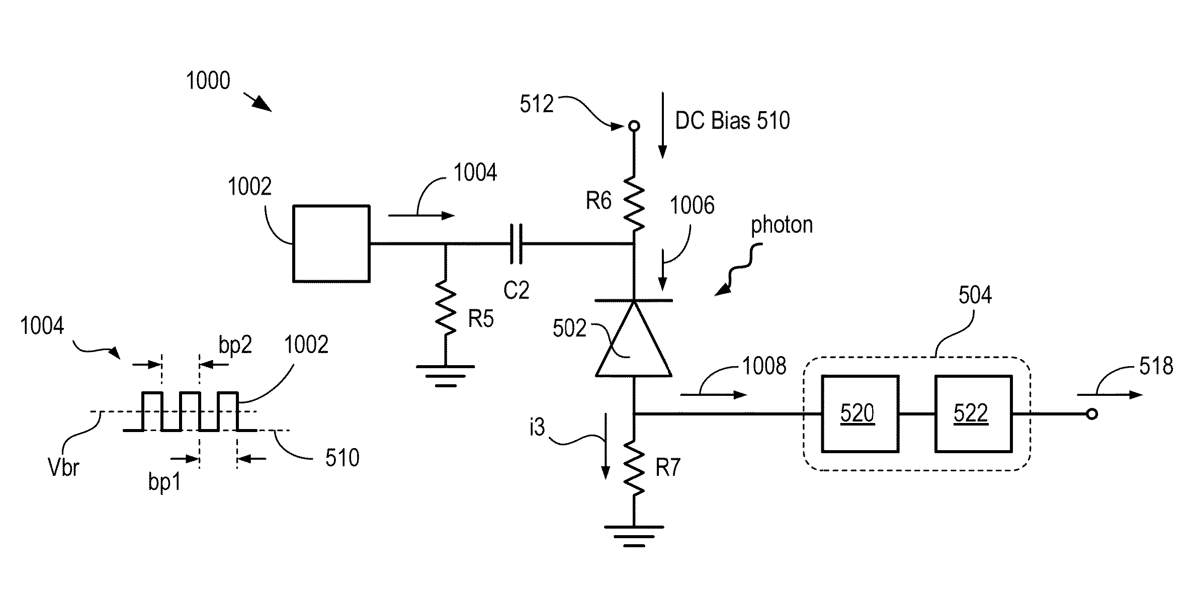 High-Repetition-Rate Single-Photon Receiver and Method Therefor