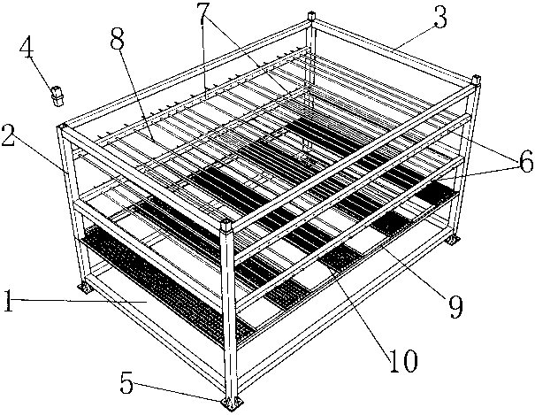 Equipment for baking and airing bulk tobacco leaves