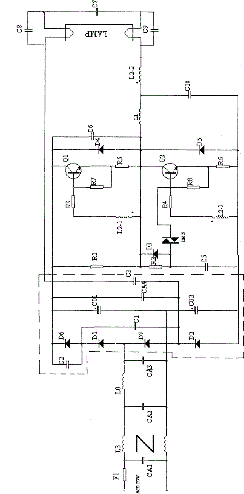 110V passive high-power factor circuit