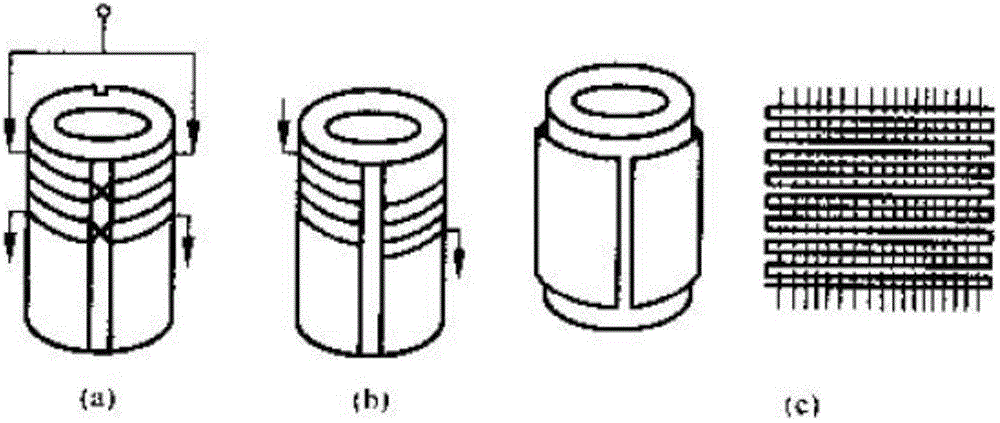 A skeleton of a high-voltage arm and an impact resistance voltage divider