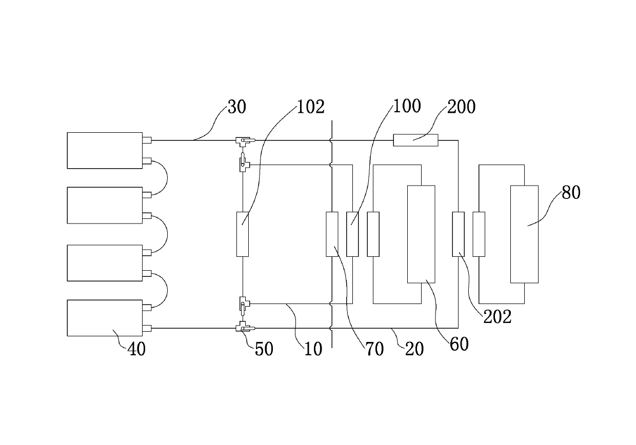 Thermal management system of battery pack