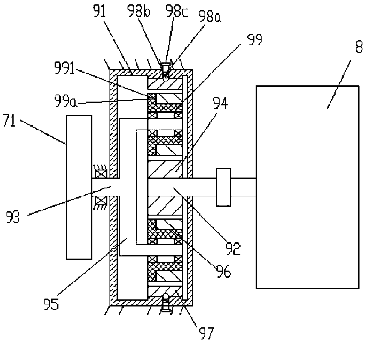 Cooling circulating water energy-saving power generation system