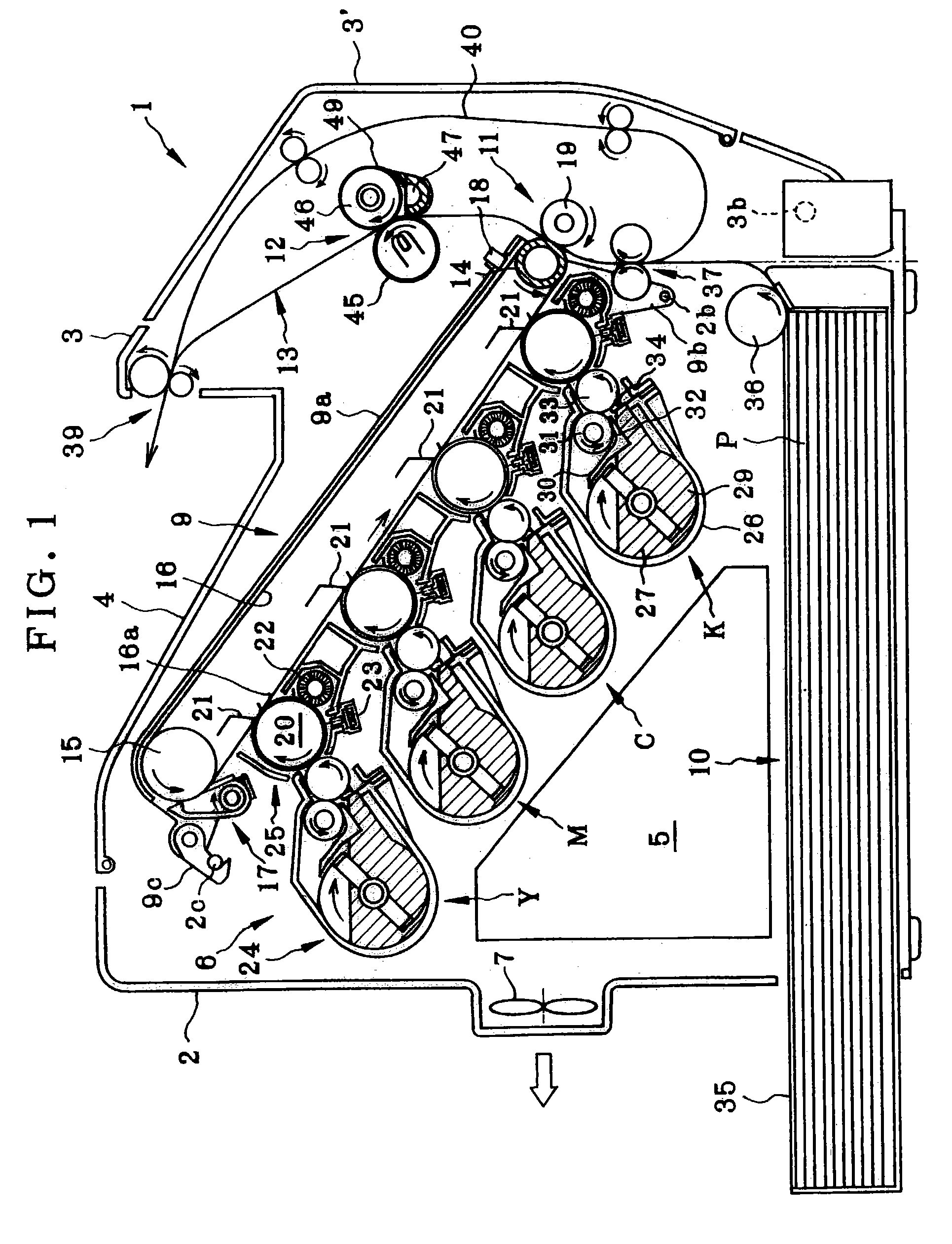 Image carrier cartridge, an exposure head shielded from light, and image forming apparatus using these
